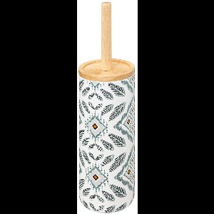 5Five Hapache Toiletborstel in houder Ø11xH38cm - Groen multi