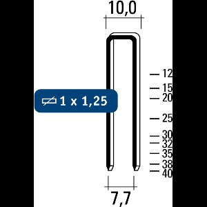 Carat G4450 nieten 20mm 4.000st