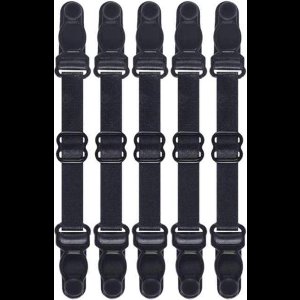 Set van 10 Zwarte Mondkapje Verlengers