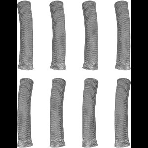 Hoge prestatie Hitteschild voor Spark Plug-g - Beschermer voor 8PCS Spark Plug-g Hitteschild Mouw Draadlaarzen Wikkel - Hittebestendige Spark Plug-g Laarsbeschermer - Geschikt voor alle bougies - Zwart.