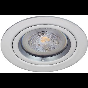 LED inbouwspot Max -Rond Chrome -Warm Wit -Dimbaar -4W -Philips LED