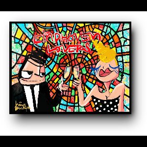 Eindhoven lovers - Meerdere kleuren - Canvas 60 x 80 cm Ei