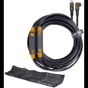 Tether Tools Leverlock and Cable Kit 10G USB-C to USB-C 9.2m Straight To Right Black