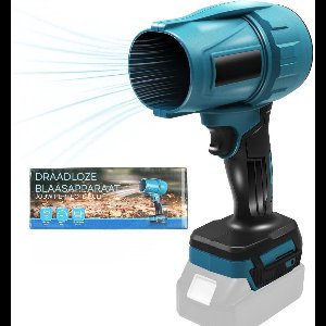 RVV® Luchtblazer - Luchtblazer Elektrisch - Stofblazer - 3 Snelheden - Compact en Sterk- Blauw- 5cm x 5cm x 10cm