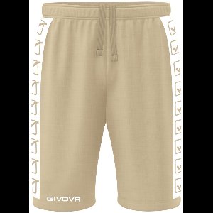Sportshort givova badstof band zandbeige l