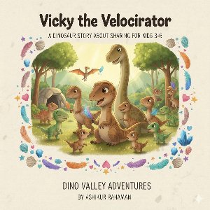 Dino Valley Adventures 4 - Vicky the Velociraptor: A Dinosaur Story about Sharing for Kids 3-6