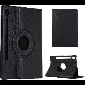 Cazy Tablet Hoes geschikt voor Samsung Galaxy Tab S7 - 360° Draaibare Tablet Hoes - Zwart