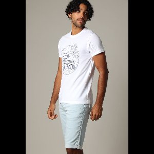 Deeluxe Mahalo T-shirt Met Korte Mouwen Wit L Man