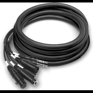 Hosa JHS-310, JamHub section multi kabel 10ft / 3mtr met xlr/jack/mannelijk en vrouwtje