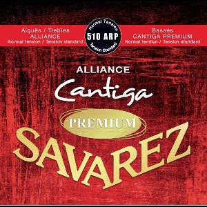 Savarez 510-ARP snaren set classic, Alliance trebles, Cantiga Premium basses, normal tension