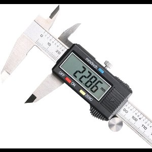 TOVBMUP 150mm schuifmaat - Digitale schuifmaat - Roestvrij staal - Spatwater- en stofdicht - Met LCD-scherm - Geschikt voor thuis- en industriële metingen