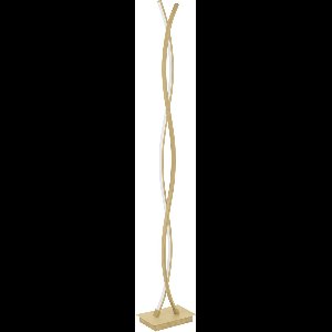 EGLO Lasana 4 Vloerlamp - LED - 143 cm - Lichtbruin|Wit