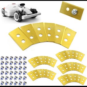 Brenzoos - Reservemessen 36 stuks voor robotmaaiers - LongLife - dubbel gat - onbreekbaar - voor lange grasmaaierduurzaamheid