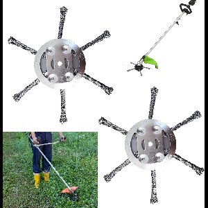 Namajunas - Onkruidborstel bosmaaier - Onkruidverwijderaars - Onkruidborstel voor accu-grasmaaier en elektrisch grasmaaier - Voegenborstel - Grastrimmer - Kegelvormige draadborstel verwijdert moeiteloos onkruid en mos - 5mm boorgat - 2 stuks