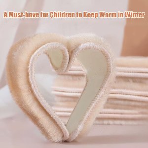 Verwarmde Inlegzolen Kinderen Maat 21-22 – Warme Zolen met Verwarming & Imitatiebont voor Winterschoenen – Schoenaccessoires Winter