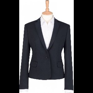Brook Taverner Saturn Tailored Fit Jacket BT2255 - Black - 36 EU (8 UK)