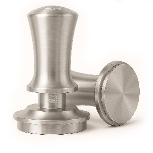 Adore Maison Barista Tamper Pro – 53 mm – Zilver– Koffieverdeler met Vering voor Espresso – Premium Koffiestamper voor Consistente Extractie en Perfecte Smaak