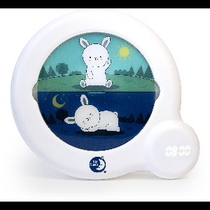 PABOBO Kid'Sleep Essential Slaaptrainer Kinderen - 3-in-1 LED Kinderwekker Met Projectie - Wit