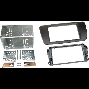 2-DIN Paneel geschikt voor Seat Ibiza 2008-2017 - Nit Zwart