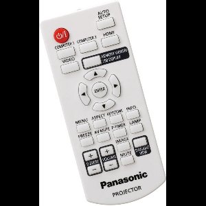 Afstandsbediening geschikt voor de PANASONIC PT-LW336 beamer, vervangt N2QAYA000216