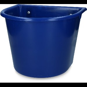 Vplast Voerbak 15 l met ophang Donkerblauw