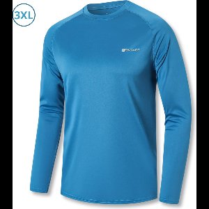 Livano Rash Guard - Surf Shirt - Zwemkleding - UV Beschermende Kleding - Voor Zwemmen - Surfen - Duiken - Marineblauw - Maat XXXL