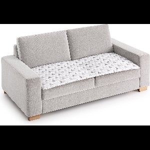 Banktopper Zazu - 220cm breed - Uni color - De beste bankbeschermer voor elke bank