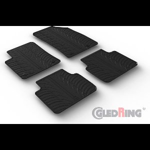 Rubbermatten passend voor Opel Crossland X Facelift 2/2021- (T profiel 4-delig montageclips)