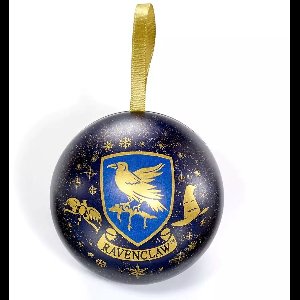 The Carat Shop - Harry Potter Ravenklauw Kerstbal - Cadeaubal met Ketting