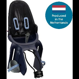 Qibbel Air Fietsstoeltje Achter Framebevestiging - Fietszitje - Denim Blue