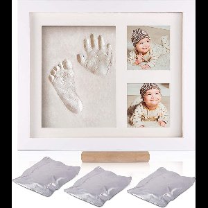 Heb een foto voor baby's, een hand en een hand, een babyfotoset, een babyfoto, een foto met 3 niet-giftige postzegels, kwaliteit, perfect voor het gezin