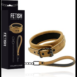 FETISH SUBMISSIVE ORIGIN | Fetish Submissive Origin Collar With Leash | BDSM | Fetish | Bondage