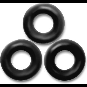 Oxballs - Fat Willy - Cockring - 3 stuks - Zwart