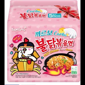 SAMYANG HOT CHICKEN RAMEN (CARBONARA) MULTI (5X130GR) (HALAL)