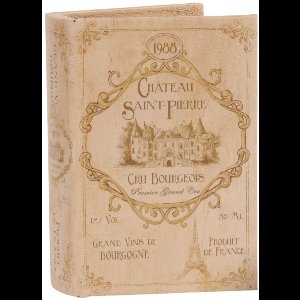 Baroque - Opberger - Opbergboek Château 15 cm - Groen - 15x10x3.5 - PU Leather