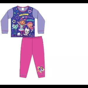 Gabby’s Dollhouse Pyjama – Paars/Roze – 100% Katoen – Officiële Licentie - maat 86/92