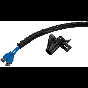 Neomounts ADS06-141BL Kabelspiraal - voor 1-4 kabels - 20 mm - universeel - zwart