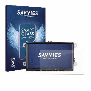 3 Stuks Savvies Screenprotector - geschikt voor Zenec Z-E2065 - beschermfolie glas transparant