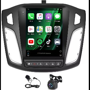 Auto Navigatie Android 13 9.7 Inch - compatibel met CarPlay/Android Auto voor Ford Focus 2012-2018 | 2+32G, GPS, WiFi, Bluetooth, FM, DSP, SWC & AHD Omkeercamera - CANBUS Inbegrepen