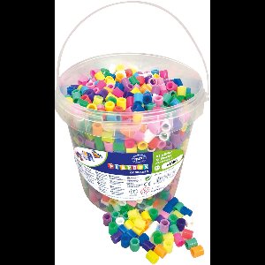 Strijkkralen MAXI 1400 stuks - pastel + neon