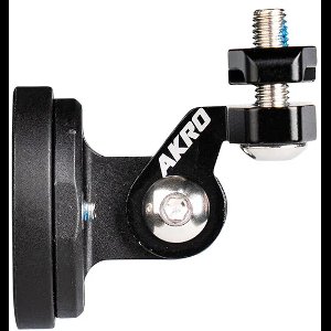 Akro Mount Saddle Rear Rail Universal Fietsverlichtingshouder Zilver