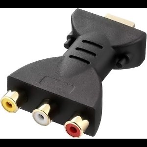 YOZHIQU Converter - HDMI naar 3RCA-adapter - Ondersteunt 1080P - Aansluiting op 3 poorten - Ondersteunt HDMI naar AV composiet video en audio - Geschikt voor HDTV's, tv's, camcorders