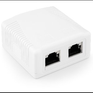 Cablexpert FTP CAT6 Opbouwdoos - 2x RJ45 - Wit