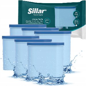 6x Sillar Waterfilters voor Philips Saeco - voor Koffiemachines - waterfilters voor Incanto, Intelia Deluxe, GranBaristo, LatteGo - waterfilter CA6903