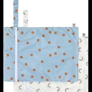 Set van 2 Herbruikbare Natte Tassen - Waterdicht - Voor Luiers, Zwemkleding en Meer