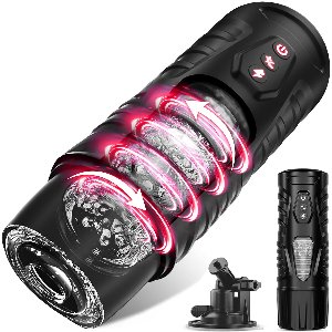 Jespro automatische Blowjob Simulator - 14 standen - Masturbator voor man - Voor mannen elektrisch - Verwarming - Sex toys - Penis vibrator - Vagina - Pocket pussy