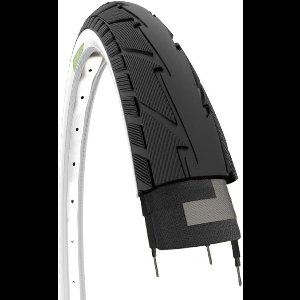 26 inch Fietsband 47-559 Slick Wit Zwart voor Stadsfiets en Trekkingfiets