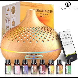 Equivera Etherische Olie Diffuser - Diffuser - Aroma Diffuser Draadloos - Draadloze Diffuser
