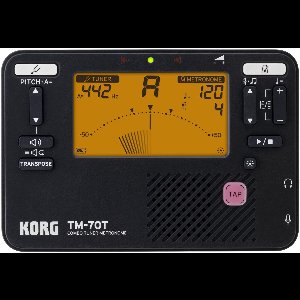 Korg TM-70T BK Combo Tuner Metronome - Chromatisch stemapparaat