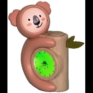PABOBO Koala Slaaptrainer Kinderen - 3-in-1 LED Kinderwekker - Instelbare Nachtlamp - Bruin